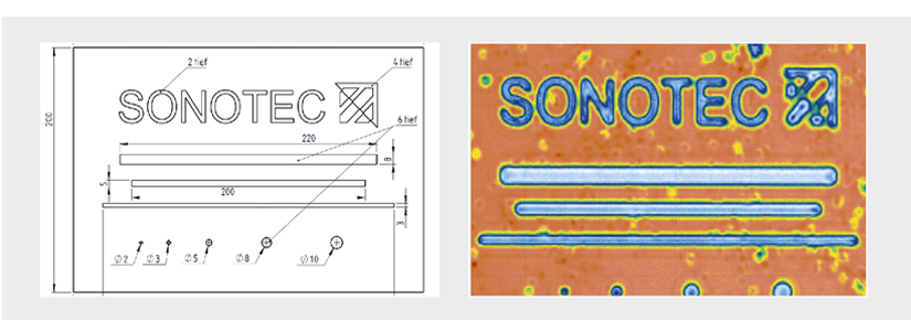 c-scan of bonded plastic plates