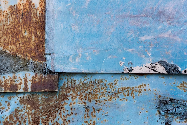 Severe surface corrosion and rust on industrial metal piping caused by uncontrolled corrosion under insulation