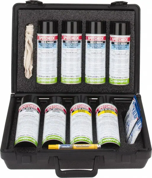 Materials Needed for the Dye Penetration Test Procedure