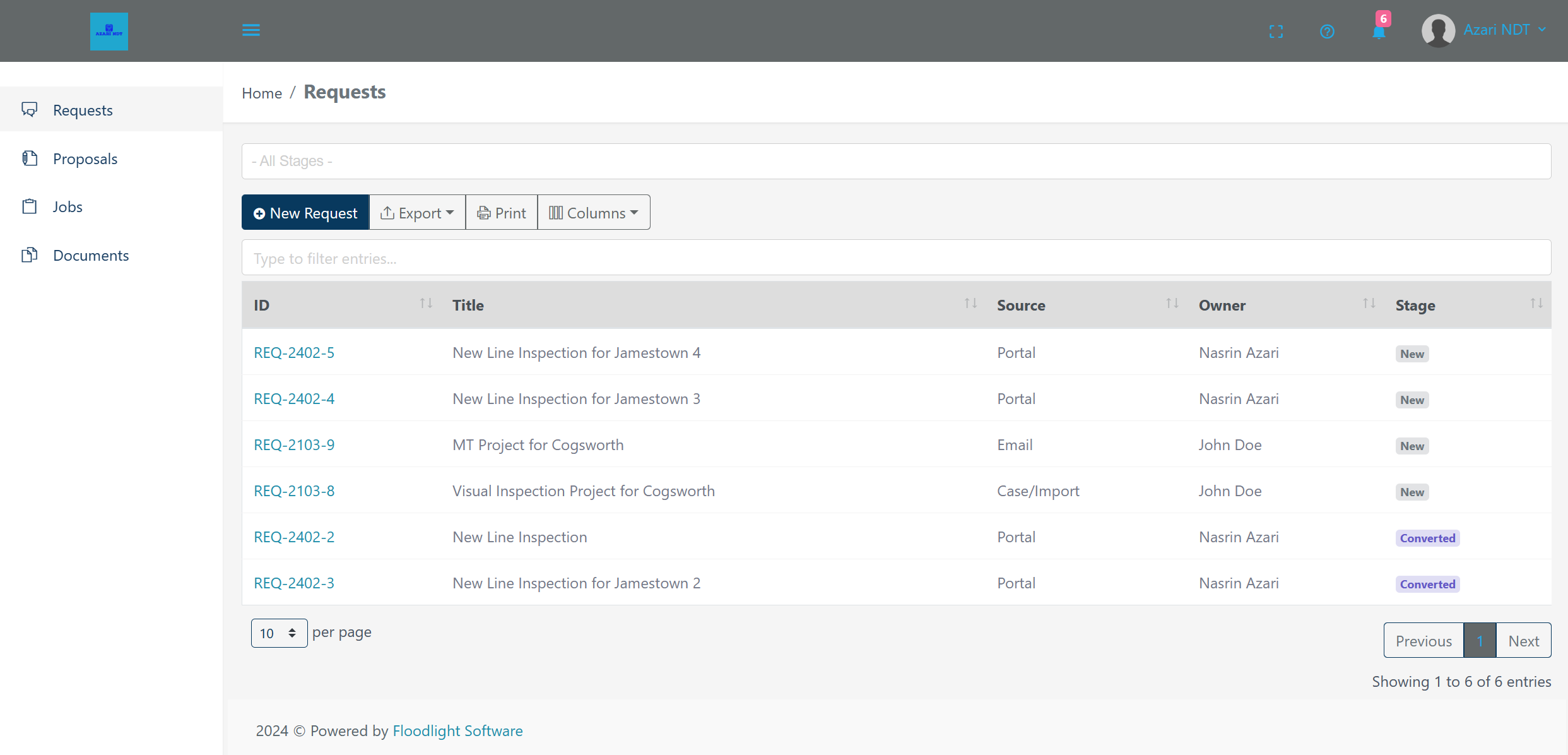 customer portal