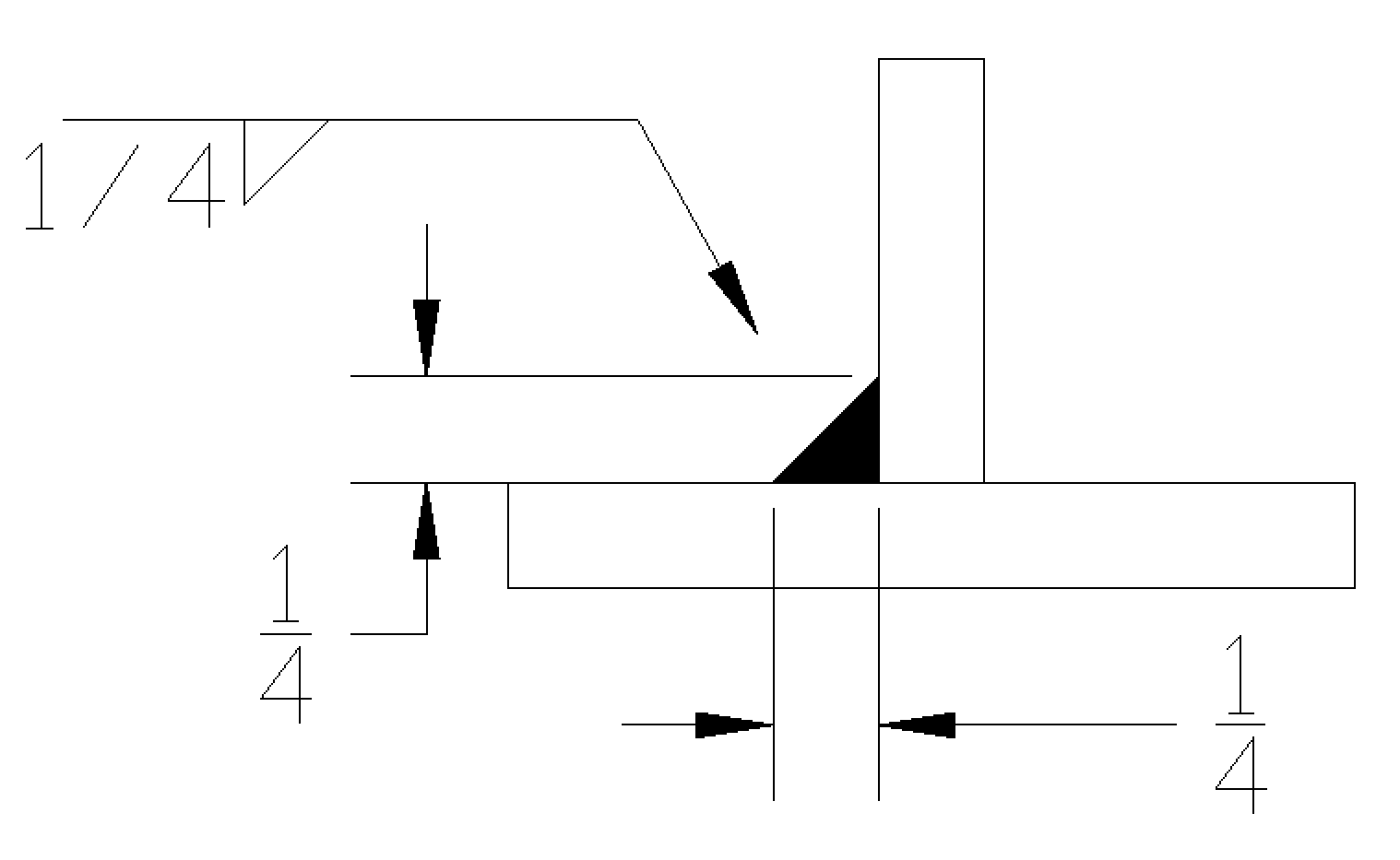 Fillet Weld Symbol