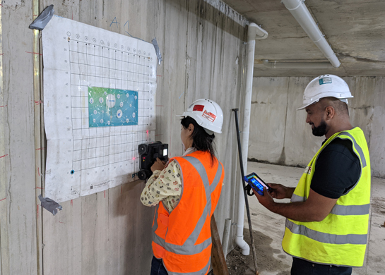 NDT Testing On Concrete