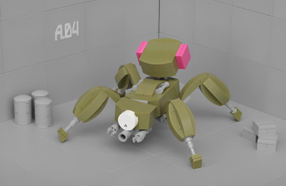 A representation of a Crawling Robot