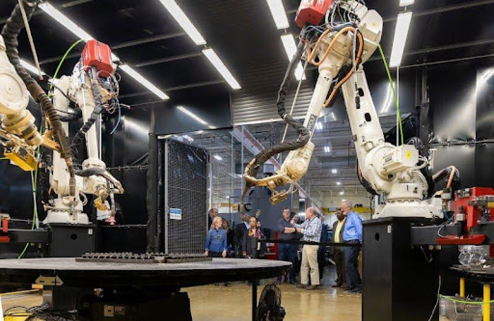 A Multi-Axis Laser Cutting Robot