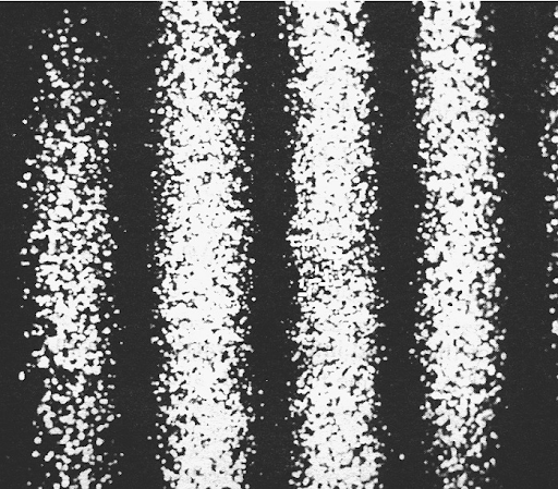speckle pattern formed in ESPI