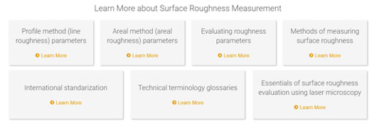surface roughness measurements
