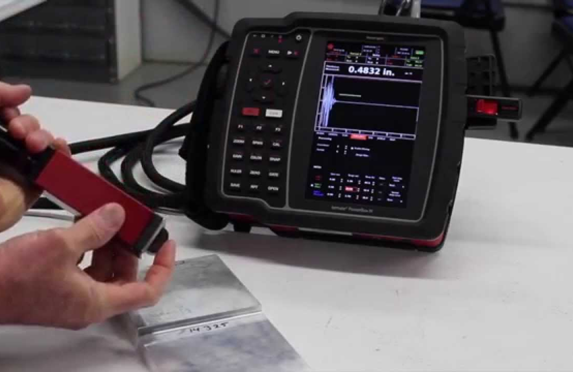 Dry-Coupled Ultrasonic Testing